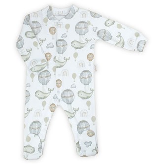 Kojenecký bavlněný overal Nicol Miki - velikost 62 (3-6m)