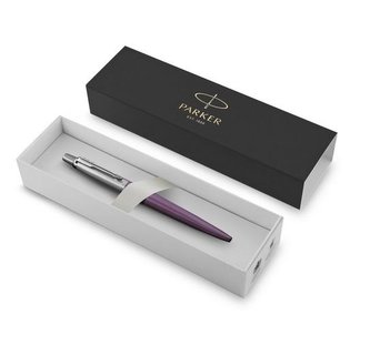 Kuličkové pero "Royal Jotter", modrá, 0,7 mm, fialové tělo, stříbrný klip, PARKER
