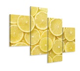 Vícedílné plátno Plátky Citronu