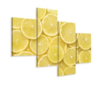 Vícedílné plátno Plátky Citronu