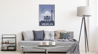 Obraz v rámu Výlet Do Berlína různé rozměry hliníkový rám černá