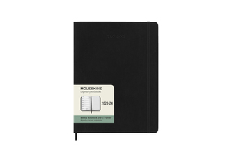 Moleskine 18měsíční plánovací zápisník Moleskine 2023-2024 měkký černý XL Moleskine 18měsíční plánovací zápisník Moleskine 2023-2024 měkký černý XL