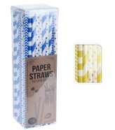 EXCELLENT Brčko papírové 20cm sada 100 ks žlutá KO-RT1310000zlut