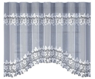 Dekorační žakárová záclona s řasící páskou MARTHA 150 bílá 300x150 cm MyBestHome