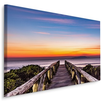 Plátno Dřevěné molo