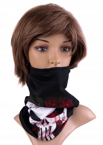 Multifunkční stylový šál - komín 136 - 31x26 cm, METAL, Mybesthome