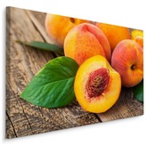 Plátno Broskve Na Dřevě