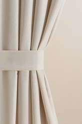 Úvaz - upínač na závěs BEST GARDEN světle béžová 8x120 cm (cena za 1 kus) MyBestHome