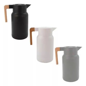 EXCELLENT Termoska dávkovací s dřevěnou rukojetí 1 l 1 kus