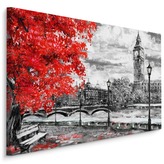 Plátno Pohled Na Temži A Big Ben