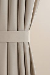 Úvaz - upínač na závěs BEST GARDEN béžová 8x120 cm (cena za 1 kus) MyBestHome