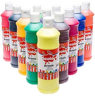 JUMANIKA Tempera základní 600 ml Barva: bílá