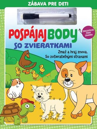 Pospájaj body so zvieratkami - zmazateľné pero (2.vydanie)