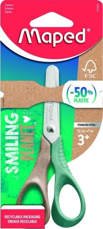 Nożyczki szkolne Vivo Smiling Planet 12cm MAPED Nożyczki szkolne Vivo Smiling Planet 12cm MAPED