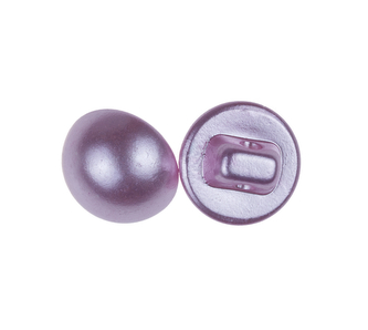 Knoflík pecka - balení po 10ks - růžová perleťová - prům.10 mm