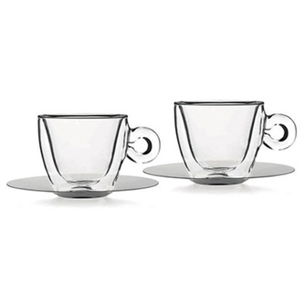 Skleničky Luigi Bormioli, Thermic Glass 2 cappuccino cup |2 ks x 16,5 cl