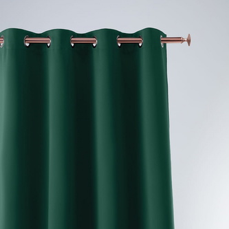 Dekorační závěs s kroužky CARMEN tmavě zelená 180x280 cm MyBestHome