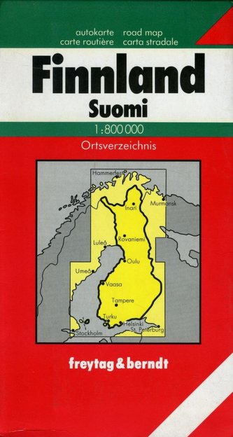 Finsko 1:800 000 Automapa / Suomi 1:800 000