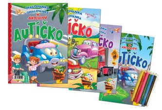 Autíčko - Maľovanka+aktivity (2.vydanie) - komplet