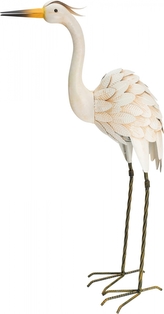 Kovový pták Jeřáb 75x48x19 cm