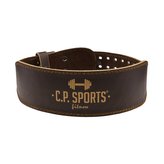 Fitness opasek kožený Brown - C.P. Sports - Velikost: XL/XXL - hnědá