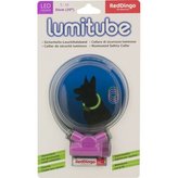 Obojek Lumitube S-M 15-50 cm fialový BEZ BATERIE