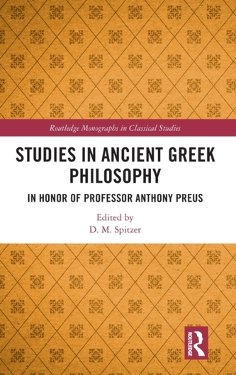 Studies in Ancient Greek Philosophy Studies in Ancient Greek Philosophy