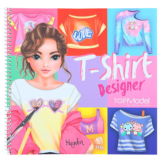 Omalovánka | Top Model T-Shirt Designer, Hayden, se samolepkami