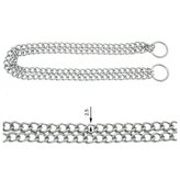 Řetěz - obojek stahovací dvouřadý 2,5 mm/70 cm