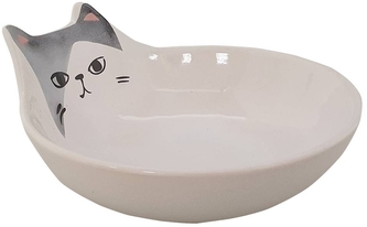 Nobby keramická miska pro kočku Kato bílá 12 cm 150 ml