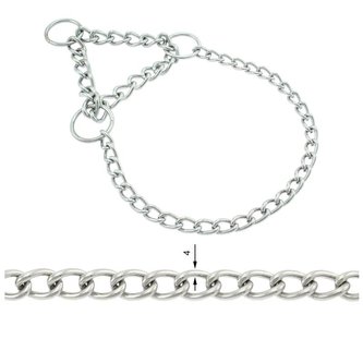 Řetěz - obojek polostahovací jednořadý 4 mm/70 cm