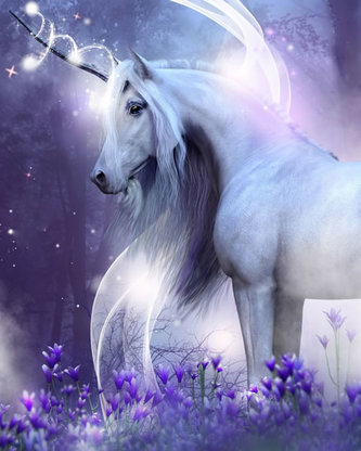 Mikroflanelová deka - Jednorožec