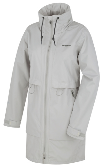 Dámský hardshell kabát Nevr L lt. grey - XS