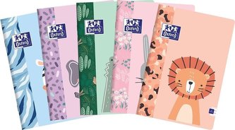 Zeszyt A5/32K linia podwójna kolorowa Kids (10szt)