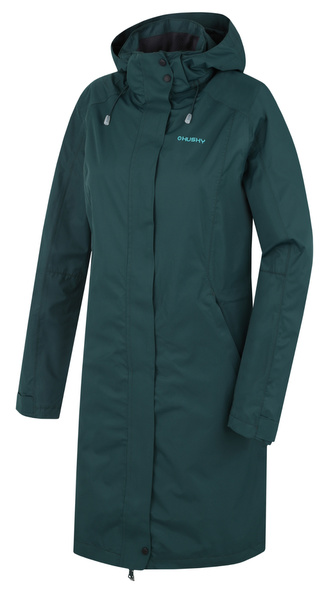 Dámský hardshell kabát Nut L dk. green - XL