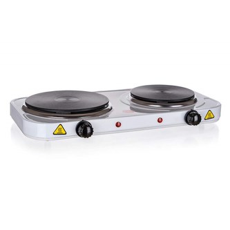 ACTIVER Vařič elektrický dvouplotýnkový AHP-DB03, 1000 a 1500 W, bílý