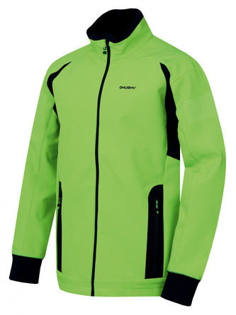 Pánská softshell bunda Scooby M neonově zelená - XXL