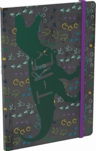 Notes s gumičkou Dinosauři