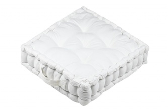 Sedací polštář na zem OXFORD bílá 45x45 cm France