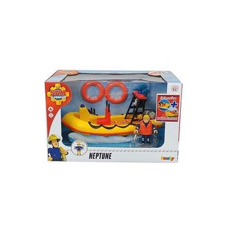 Požárník Sam záchranný člun Neptun 20 cm s figurkou