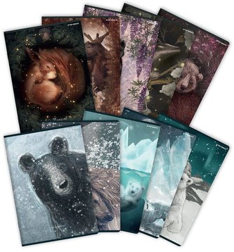 Zeszyt A5/96K kratka Forest/Ice (5szt) Zeszyt A5/96K kratka Forest/Ice (5szt)