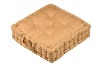 Sedací polštář na zem OXFORD mustard/hořčicová 45x45 cm France