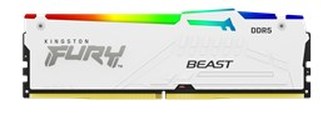 KINGSTON DIMM DDR5 FURY Beast White RGB EXPO 16GB 6000MT/s CL36