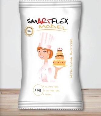 Smartflex Model s kakaovým máslem 1 kg v sáčku (Modelovací hmota na dorty)