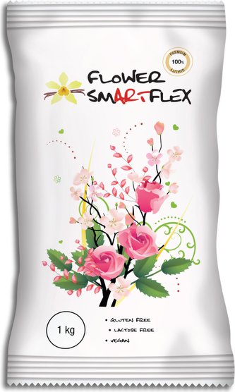 Smartflex Flower Vanilka 1 kg v sáčku (Modelovací hmota na výrobu květin)
