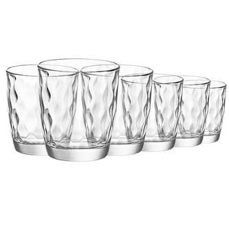 Skleničky Bormioli Rocco, SILK WATER | 6 ks x 30 cl |  8,8 x 8,4 cm