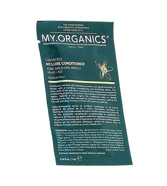 My.Organics My.Luxe Conditioner Pure Gold And Neroli pH 4.0 - 5.0 exkluzivní přírodní kondicionér se zlatem a neroli 7 ml vzorek
