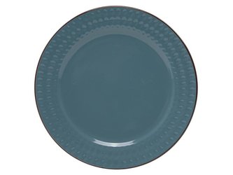 TALÍŘ JÍDELNÍ ROME PRŮM. 27,8 CM, KERAMIKA, MODRÁ