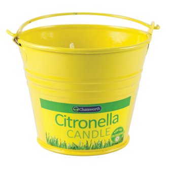 Citronella svíce v kovovém vědýrku 130 g