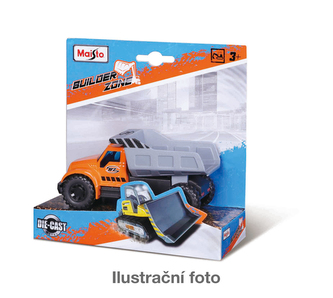 Maisto - Builder Zone, stavební stroje, assort, blister